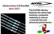 Accra i Series Graphite Irons  iS4, iS5, iS6, iS7, iS8 (.370 Tip)