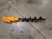 2.5 ton Excavator Attachment Hydraulic Earth Auger Post Hole Digger 8inch Diameter TERROR X2 PRO