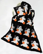 Halloween Ghosts Afghan & Pillow Set Pattern