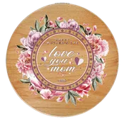 9 1/2" Diameter Alder Round Plaque