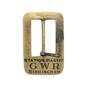 Antique Station Master Great Western Railway Belt Buckle