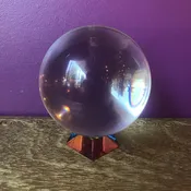 80MM CRYSTAL BALL — The Strange And Unusual