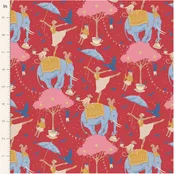 100543 CIRCUS LIFE JUBILEE RED TILDA