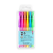 6 Pastel Gel Pens