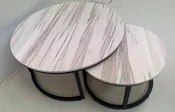OCT- Nesting Coffee Tables, Wormy Maple, Set of 2