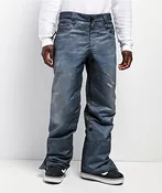 686 Deconstructed Denim Indigo 10K Snowboard Pants
