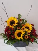 COUNTRY SUNFLOWER TIN