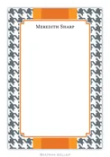 Alex Houndstooth Gray Notepad