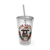 Baaad Tumbler with Straw, 16oz
