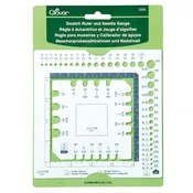 Swatch Ruler & Needle Gauge
