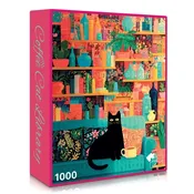 Coffee Cat Library Jigsaw Puzzle (1000 Pieces) by Final Piece Puzzles