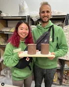 Saturday, Oct 10: 7-9/9:15pm with June, Mugs/Pet Bowls/Jack-o'-Lantern Luminaries — The Clay School