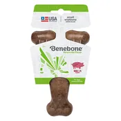 Benebone Wishbone Dog Chew Toy - Real Bacon - S