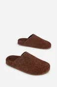 AGATHA BRUSHED SUEDE SLIP ON MULE