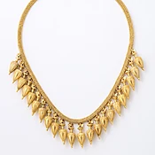 19th Century 18kt Gold Etruscan Revival Necklace