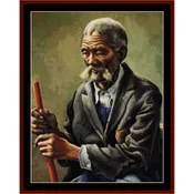 Aaron - Americana pdf counted cross stitch pattern