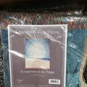 Footprints in the Sand Throw