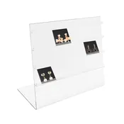 Acrylic Earring Card Display – 6"x9", Countertop Stand