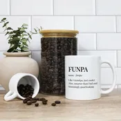 Funpa Like Grandpa Just Cooler 15oz Mug