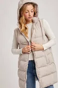 Bluivy - Hooded Longline Puffer Vest