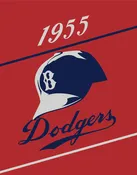 1955 Brooklyn Dodgers Print