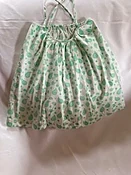 Alter dress with green shells