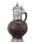 17th-Century Silver Tigerware Jug