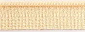 14in Buttercream Zipper