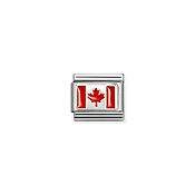 Link Composable Argento Bandiera Canada