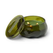 Basalt 10oz Glass Candle - Green Wild Fig Cedar