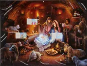 No Room at the Inn Advent Calendar, Does NOT contain chocolate