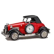 Red Antique Car Clock