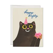Birfday Cat Greeting Card