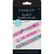 Camelot Magical Unicorn Diamond Painting Bracelet Kit | 3 Bracelets