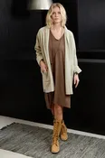 Henriette Steffensen Fleece Cardigan Sand | 7173