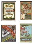 Ad Labels 10, Vintage Hue Acetate