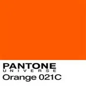 143 - Orange Printed Genus Cover