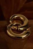 CURL HOOP EARRINGS
