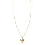14K Gold Peace Dove Necklace