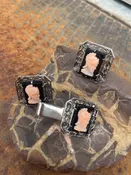 Legionaries Cameo Cufflinks and Tie Bar Set