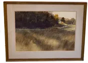 Rural Landscape Watercolor by Frederic James