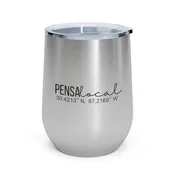PENSAlocal 12oz Insulated Wine Tumbler