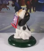 Byers' Choice Hound with Gift Bag, 1992