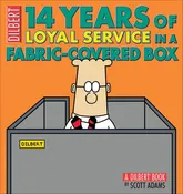 14 Years of Loyal Service in a Fabric-Covered Box: A Dilbert Book (Volume 33)-USED HUM
