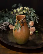 Acorn and Oak Vase