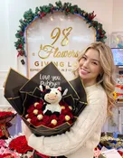24 Red Roses & Ferrero Rocher Bouquet