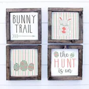 4 Piece Easter Stencil Set