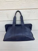 3.1 Phillip Lim Navy Leather Ryder Satchel