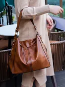 Classic Caramel Medium Tote Bag