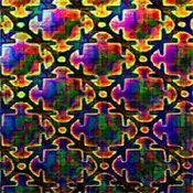 Puzzle Mix Dichro on Black 2mm